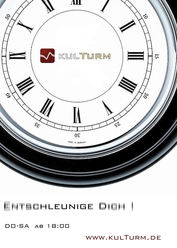 entschleunige dich uhr flyer klein